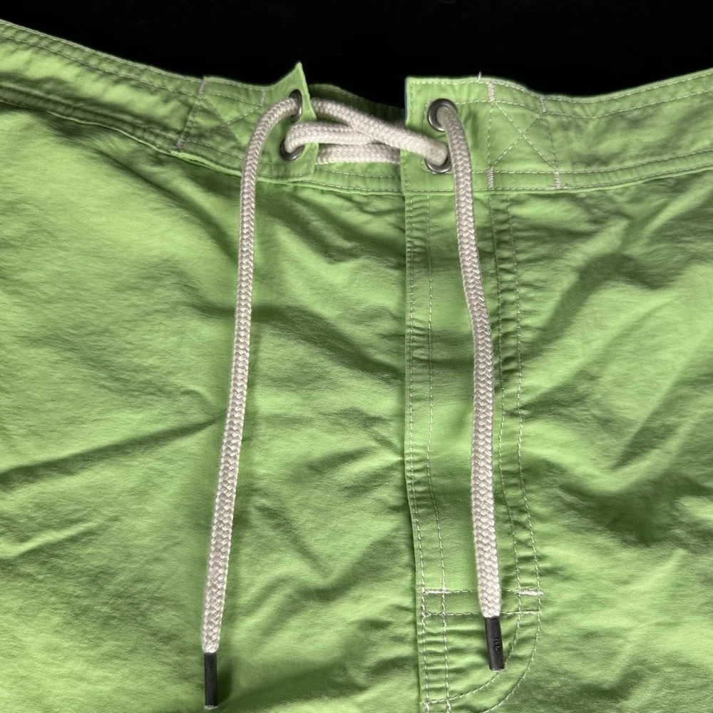 Polo Ralph Lauren Mens Swim Trunks Green Cargo Pocket Mesh Lined Size Small